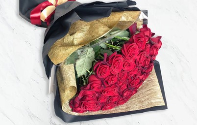 دسته گل رز هلندی