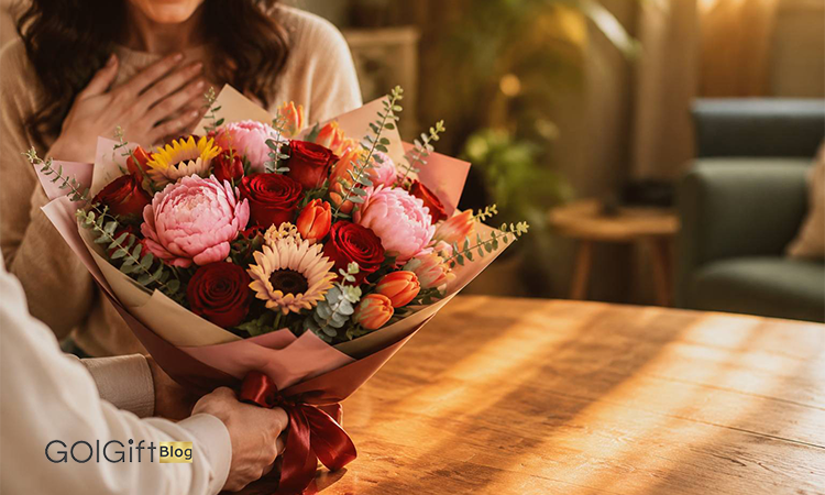 گل گیفت | بهترین گل برای سورپرایز کردن