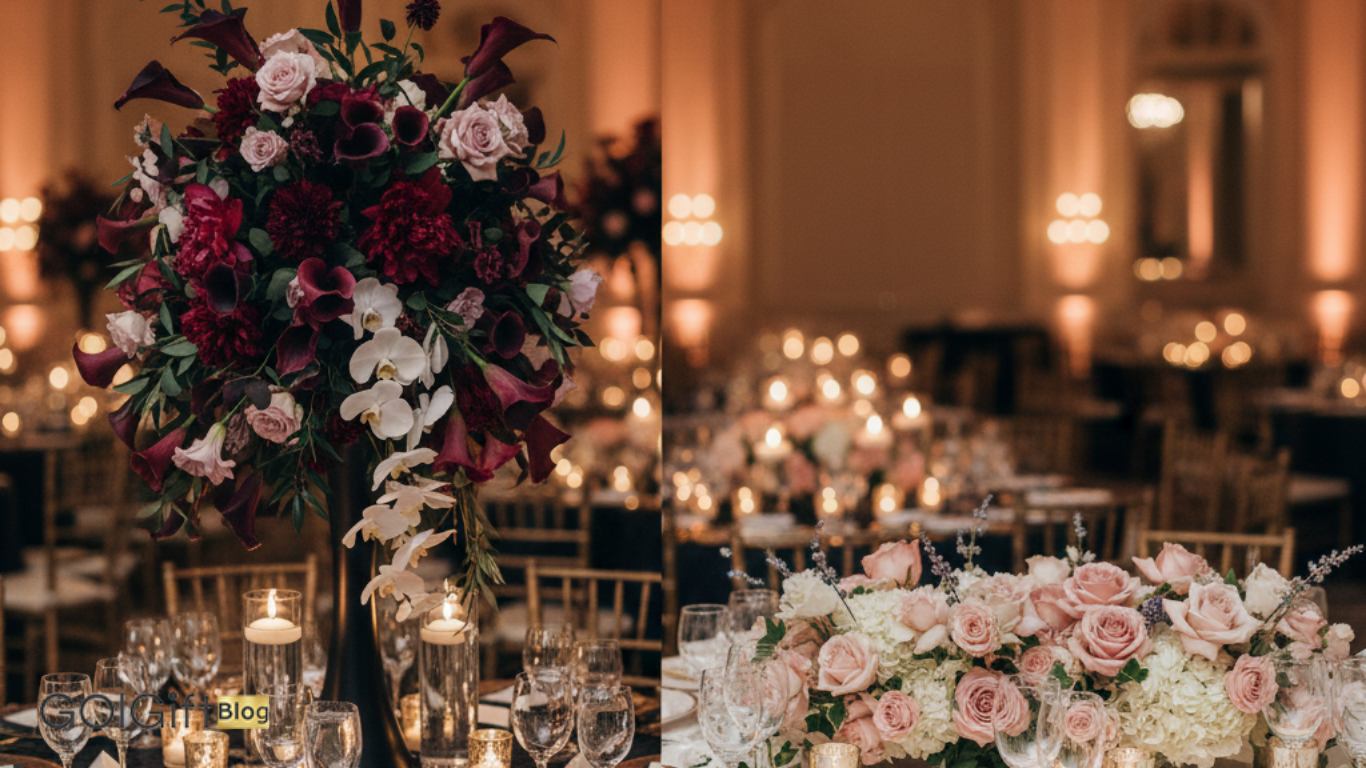 چگونه از گل های ارزان تر برای تزئین میز عروسی استفاده کنیم؟ width=512 height=512 border=0