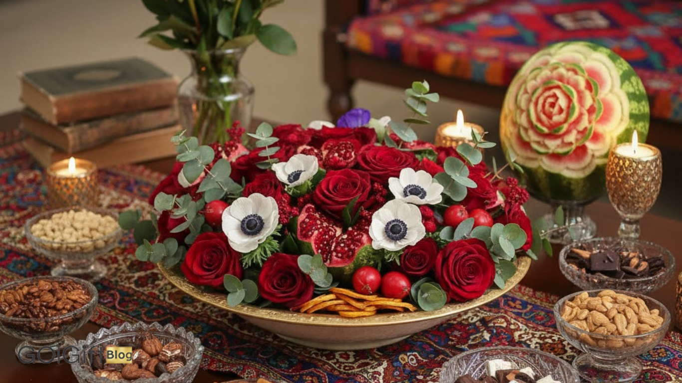 گل های مناسب برای شب یلدا: ترکیب رنگ های شاد و سنتی width=512 height=512 border=0