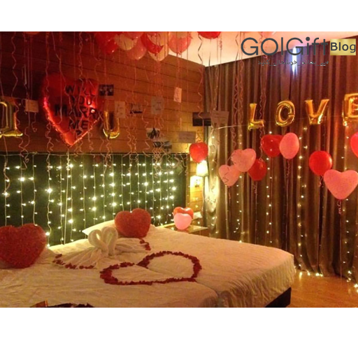 ایده برای تزیین اتاق خواب با گل width=512 height=512 border=0