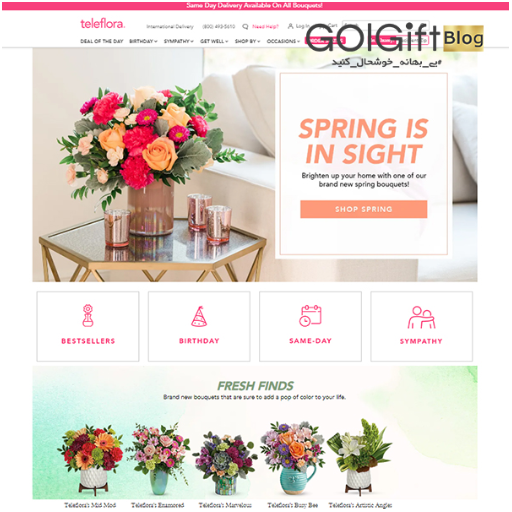 teleflora گل فروشی بین المللی آنلاین width=512 height=512 border=0