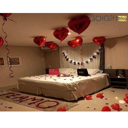 ایده برای تزیین اتاق خواب با گل width=512 height=512 border=0